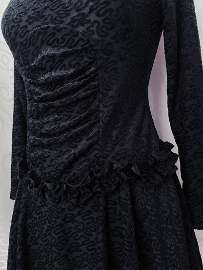 VINTAGE whimsygoth velvet ballerina dress 🦇