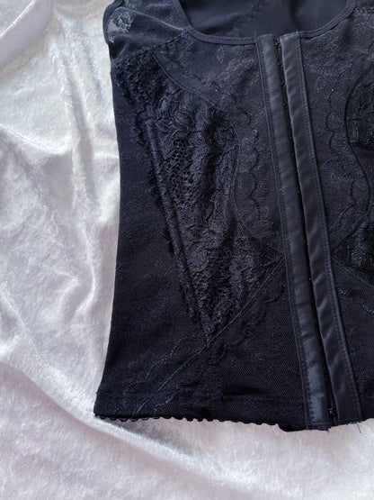 Alternative lace & mesh training corset 🕸️