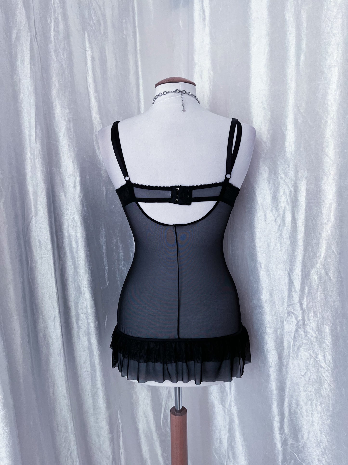 Gothic mesh & lace babydoll 🌹