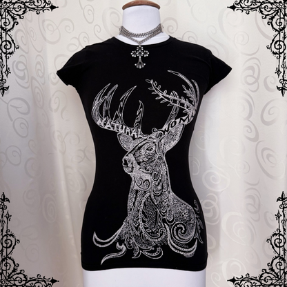 Whimsy deer tee 🦌🌀