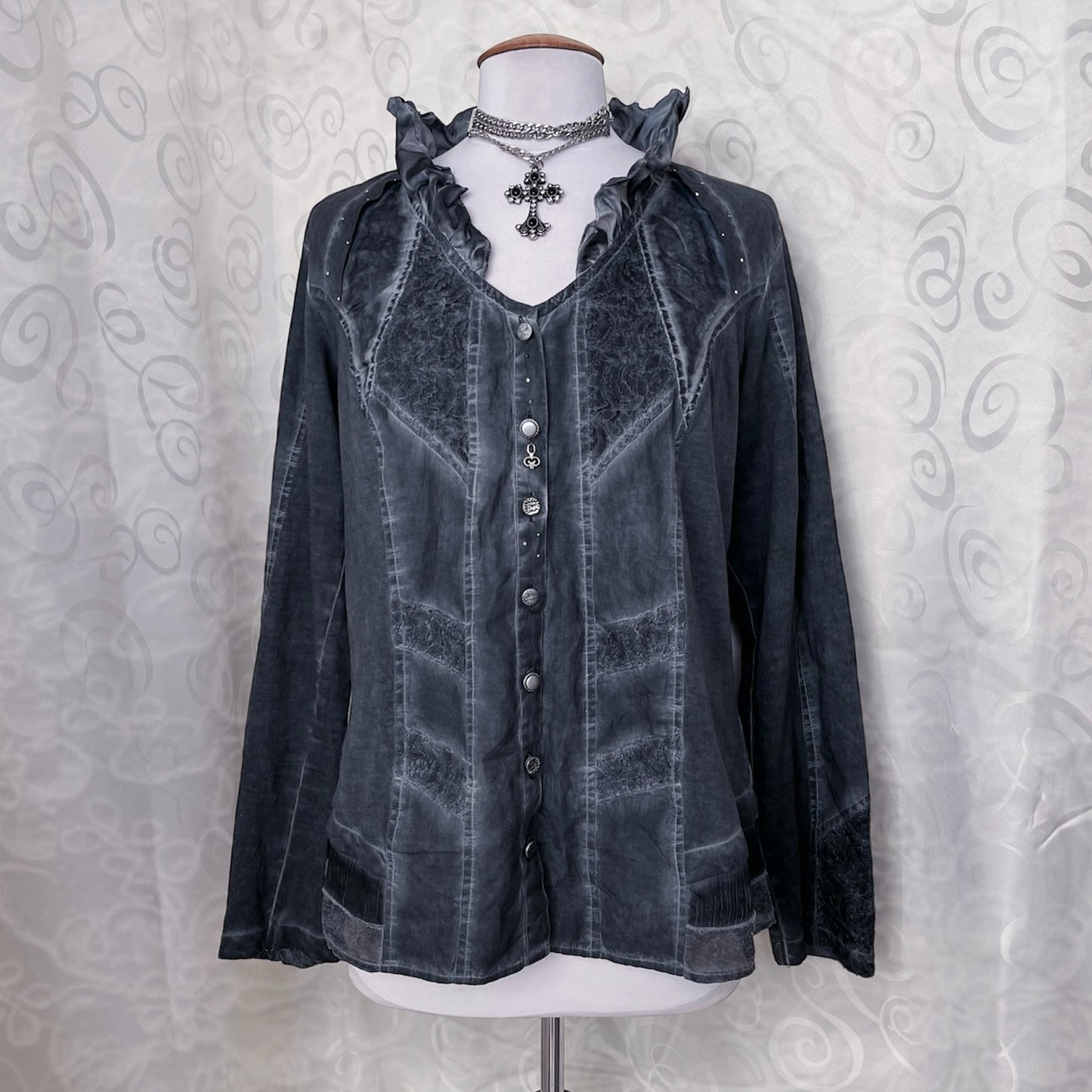 Gothic / Medieval grey shirt 🦇🐭
