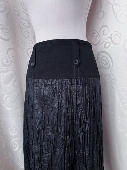 00’s whimsygoth black maxi skirt 🦇🕷️
