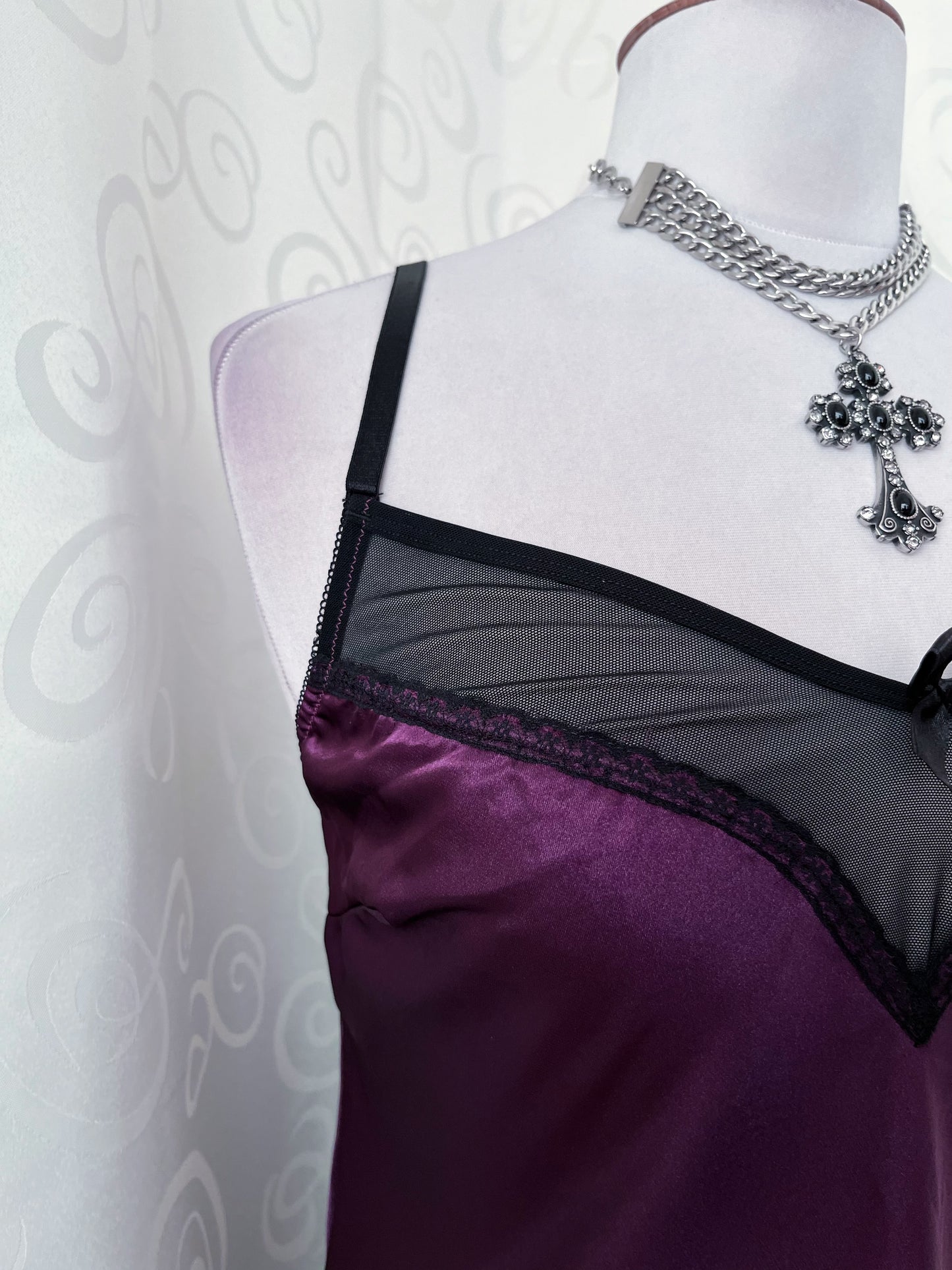 Whimsy dark purple lingerie nightgown 💜🗝