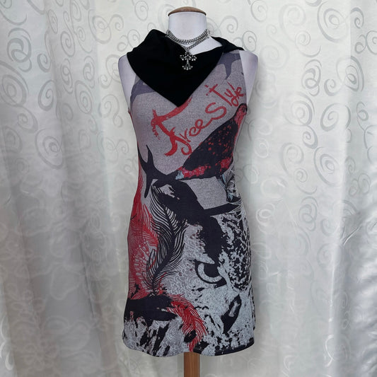 00’s Alt owl print dress 🖤🦉