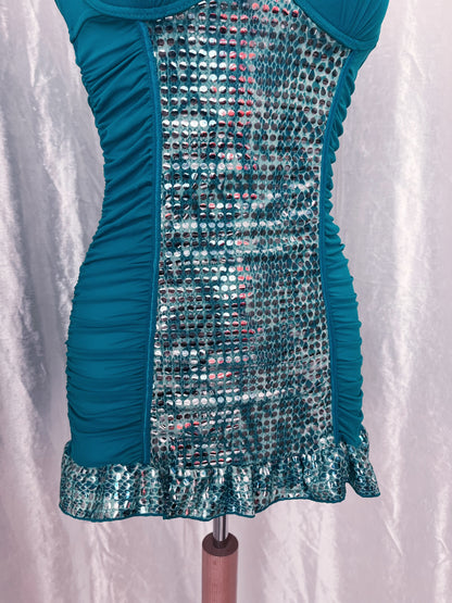 Mermaidcore cute babdyoll bustier 🧜🏻‍♀️
