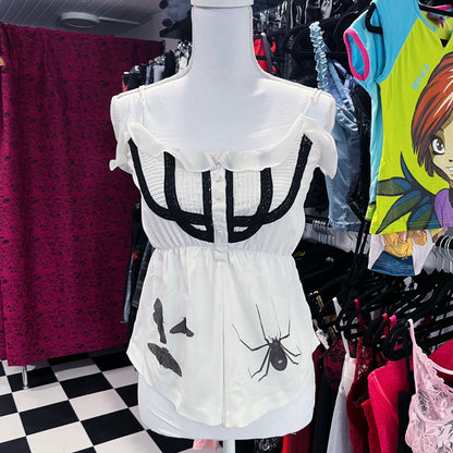 Crawlies REWORKED dark coquette cami top 🕸️🕷️