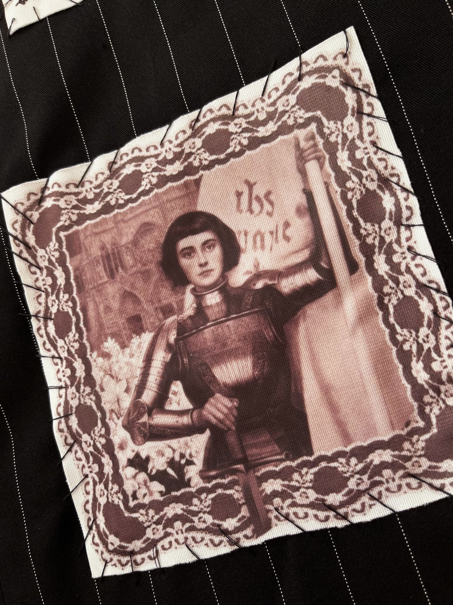 Joan of Arc REWORKED patchworks striped skirt 🗡️⚔️