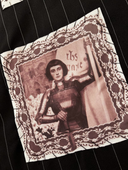 Joan of Arc REWORKED patchworks striped skirt 🗡️⚔️