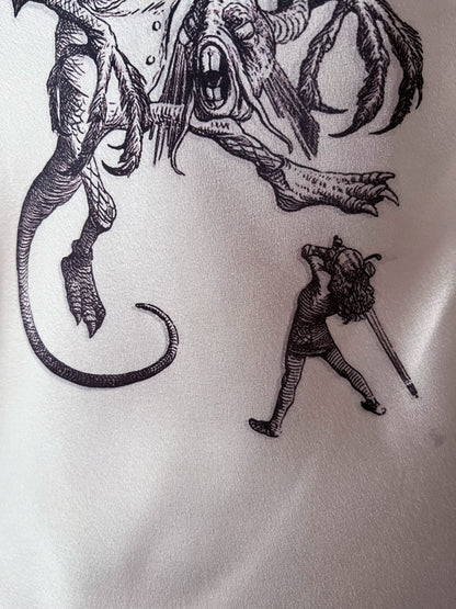 Jabberwocky REWORKED cami satin top 🐲🗡️