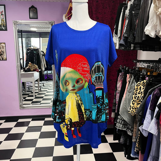 Twee Blythe in Paris oversize tee 🌀