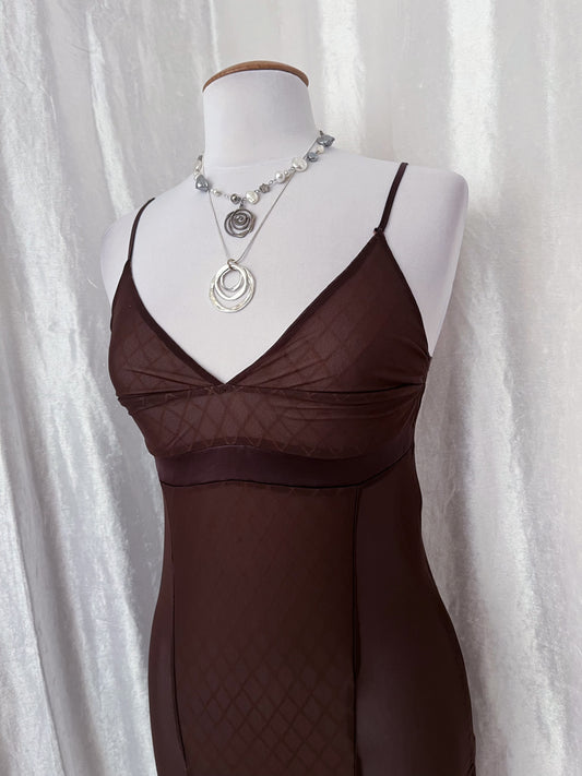 Triumph iconic mesh brown babydoll 🧸