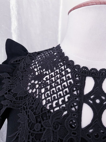 Gothic lolita black top 🦇🎀