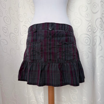 Espirit Emo/Dark Coquette plaid skirt 🫀