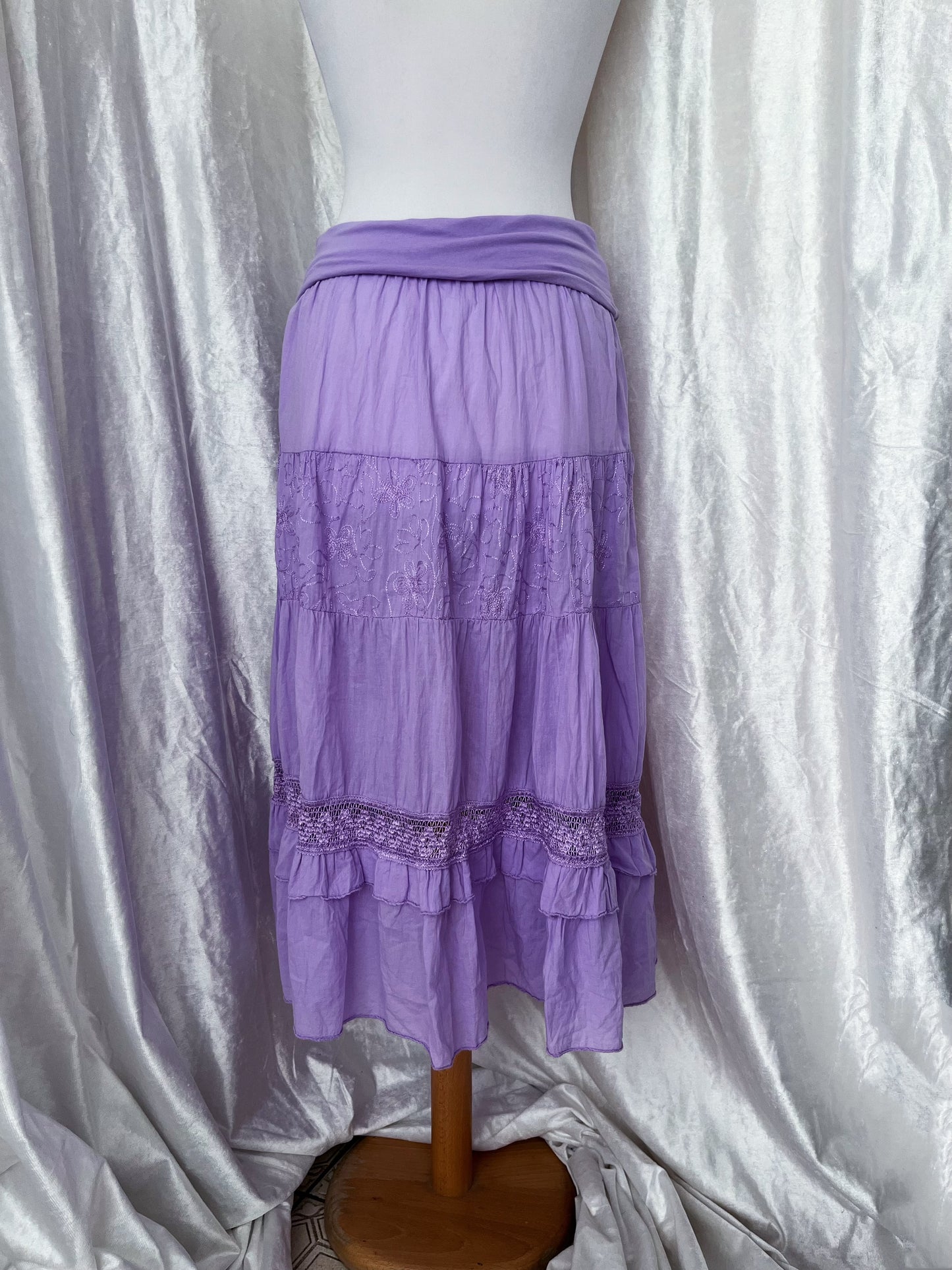 Fairy coquette lilac cotton skirt 💜🎀