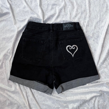 Kingdom Hearts Kairi’s Blade EMP denim shorts 🖤🗝️