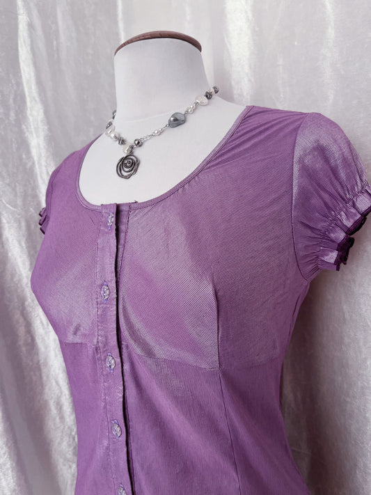 Fairy coquette lilac shirt 💜🎀