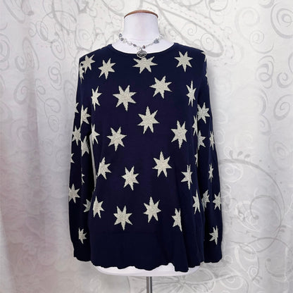 00’s navy starry sweater ✨🌀