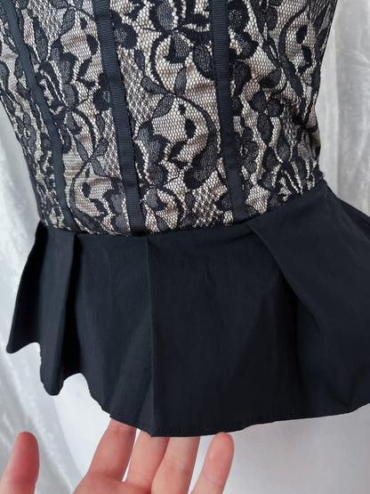 00'ss gothic princess corset top 🖤🦇