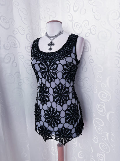 00’s Nicowa spider knit top 🕷️