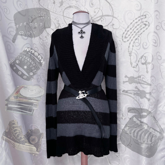 EDC emo striped sweater 💀