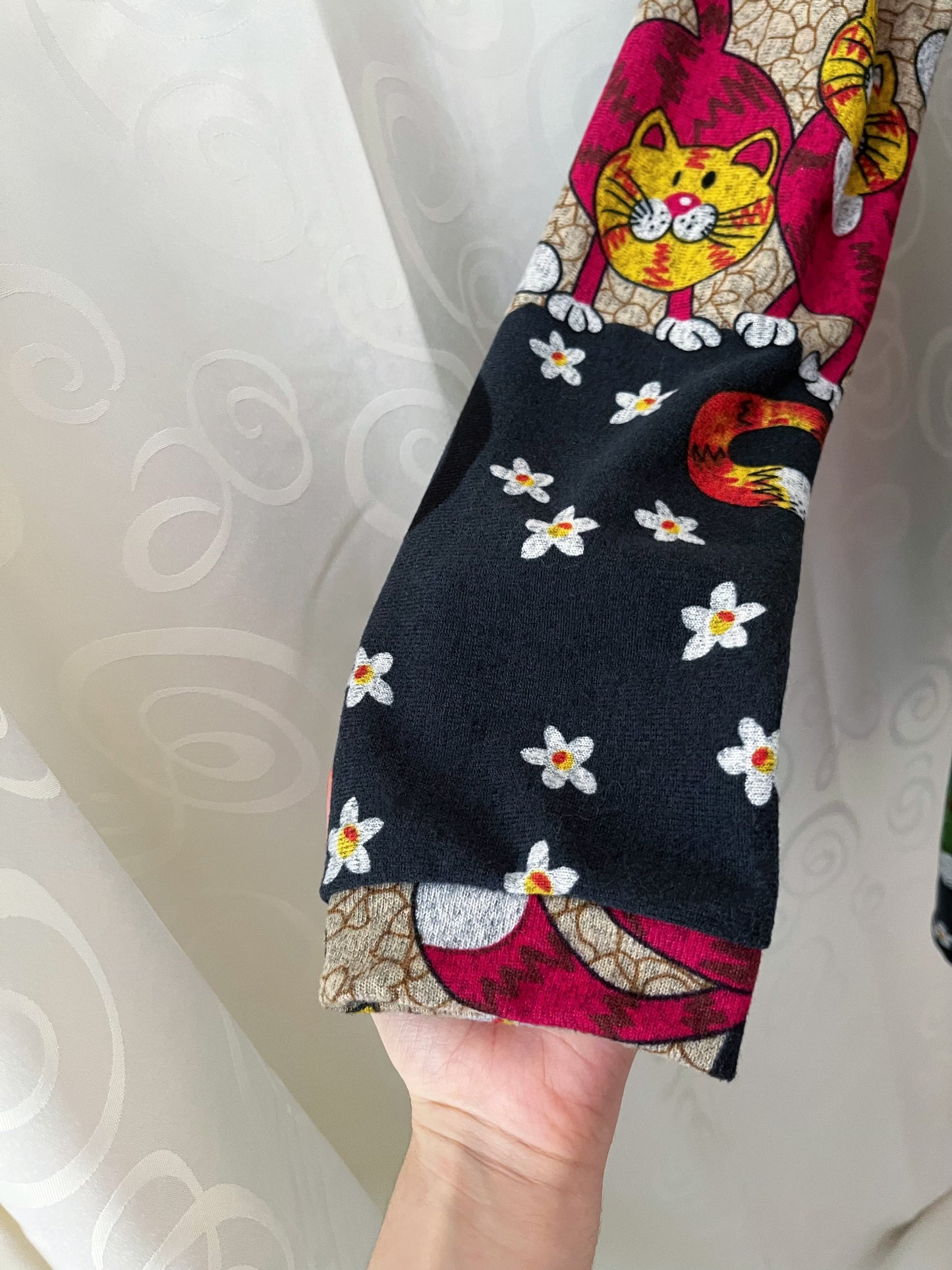 00's Whimsy Twee dress with kittens design🐈😽