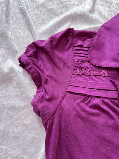 00’s Monsoon coquette pink top 🎀