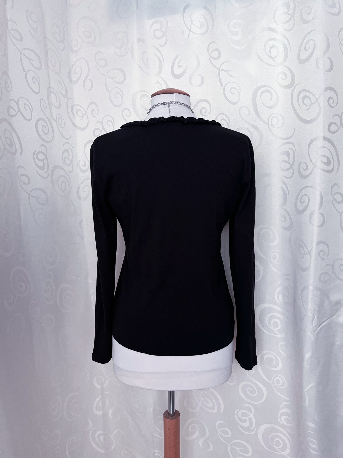 Street One gothic black shirt/cardigan 🦇