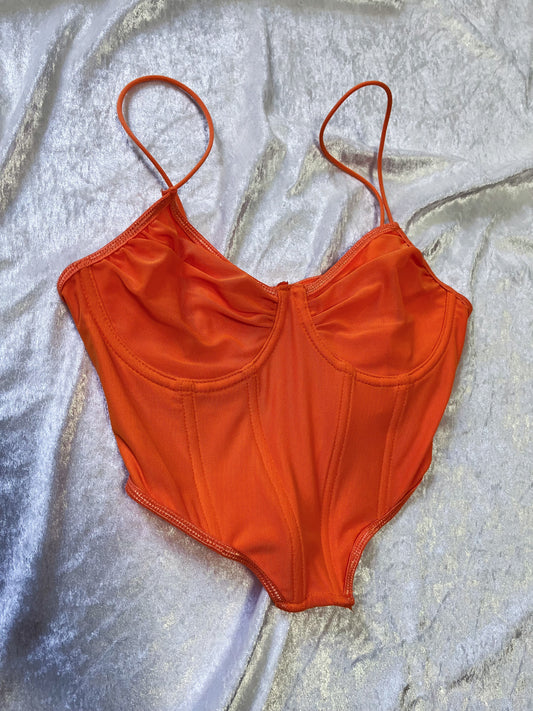 Crop corset style top