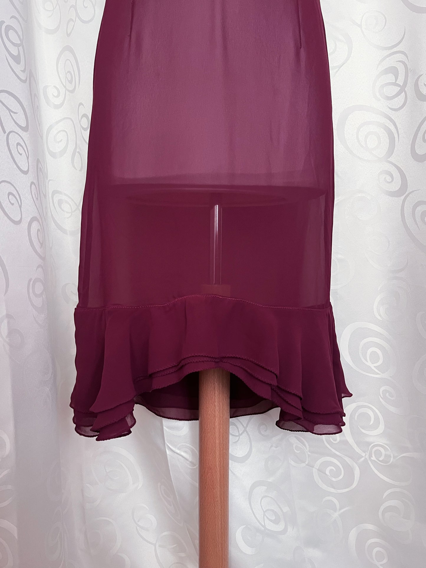 Whimsygoth Espirit mesh, burgundy nightgown 🍷