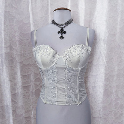 Angelic white corset top 🪽