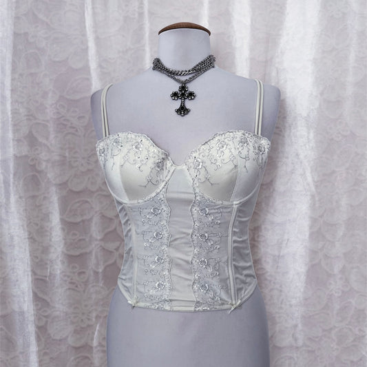 Angelic white corset top 🪽