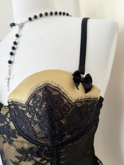 Gothic golden lace corset ✨
