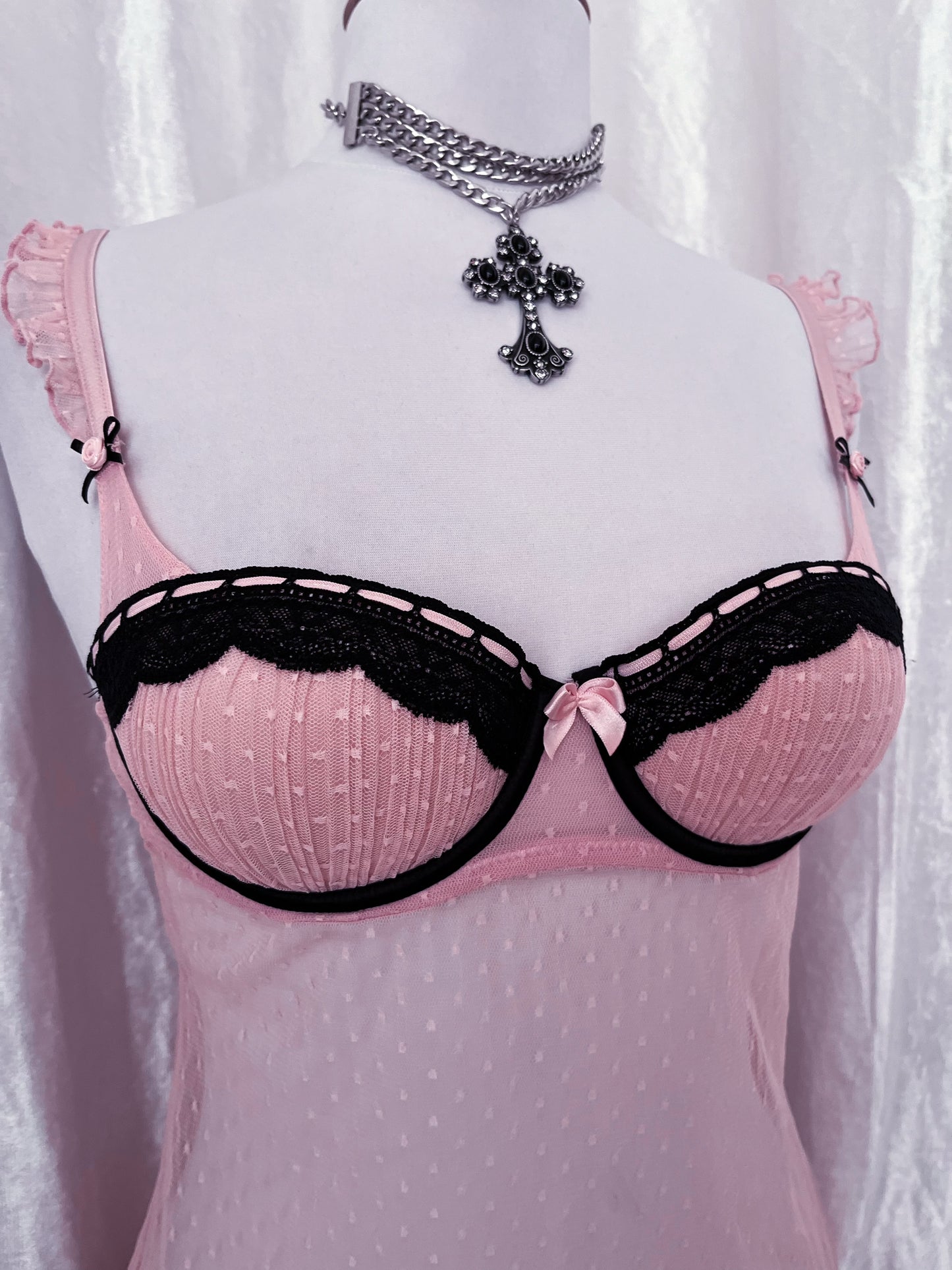 Cutest princess pink babydoll bustier 🎀
