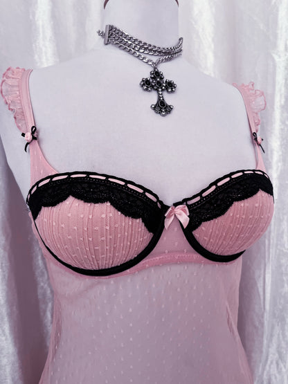 Cutest princess pink babydoll bustier 🎀
