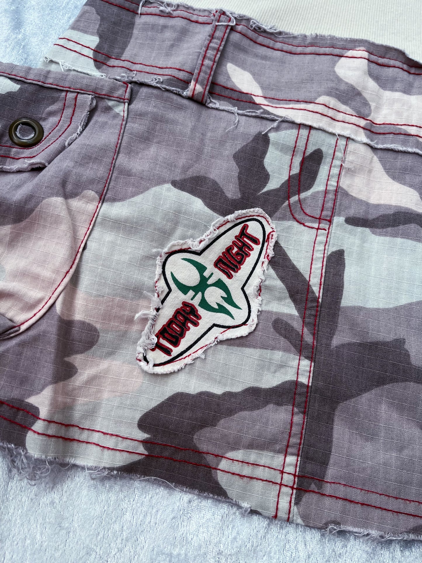 00’s/Y2K beige dress with denim details ✨