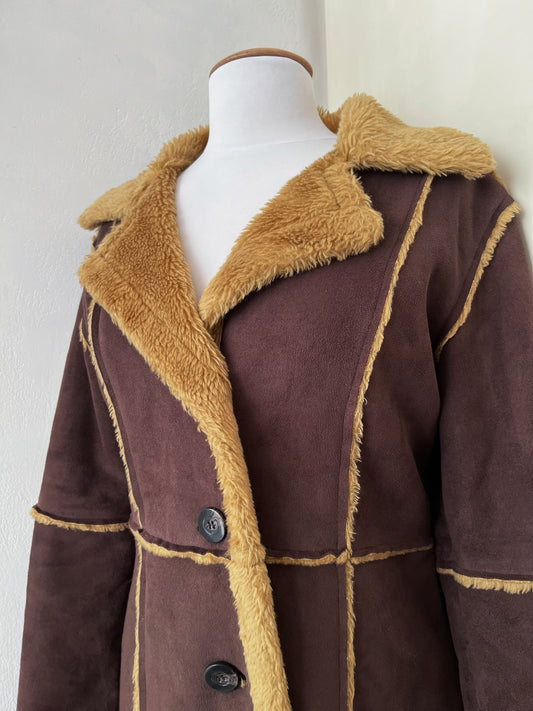 Y2K Afghan style coat