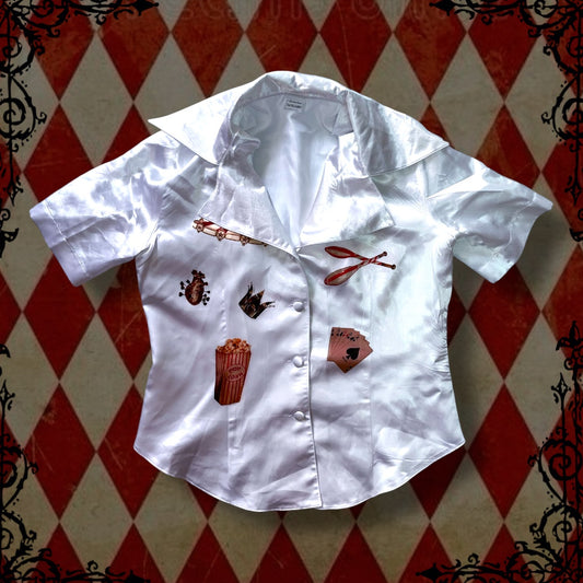 Into The Circus Reworked saten shirt ♦️🎪