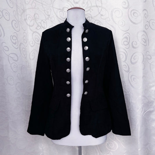 Gothic Black Parade military open blazer 🕷️🕸️