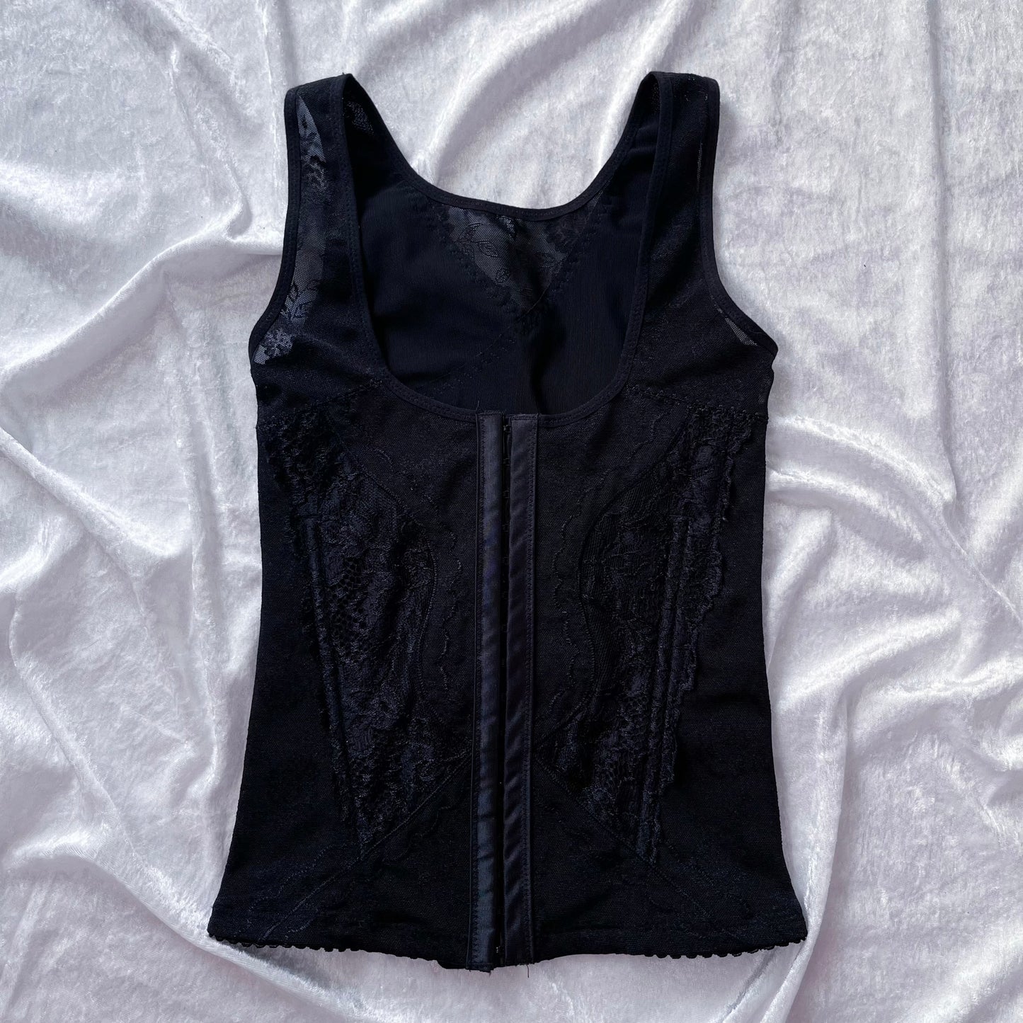 Alternative lace & mesh training corset 🕸️