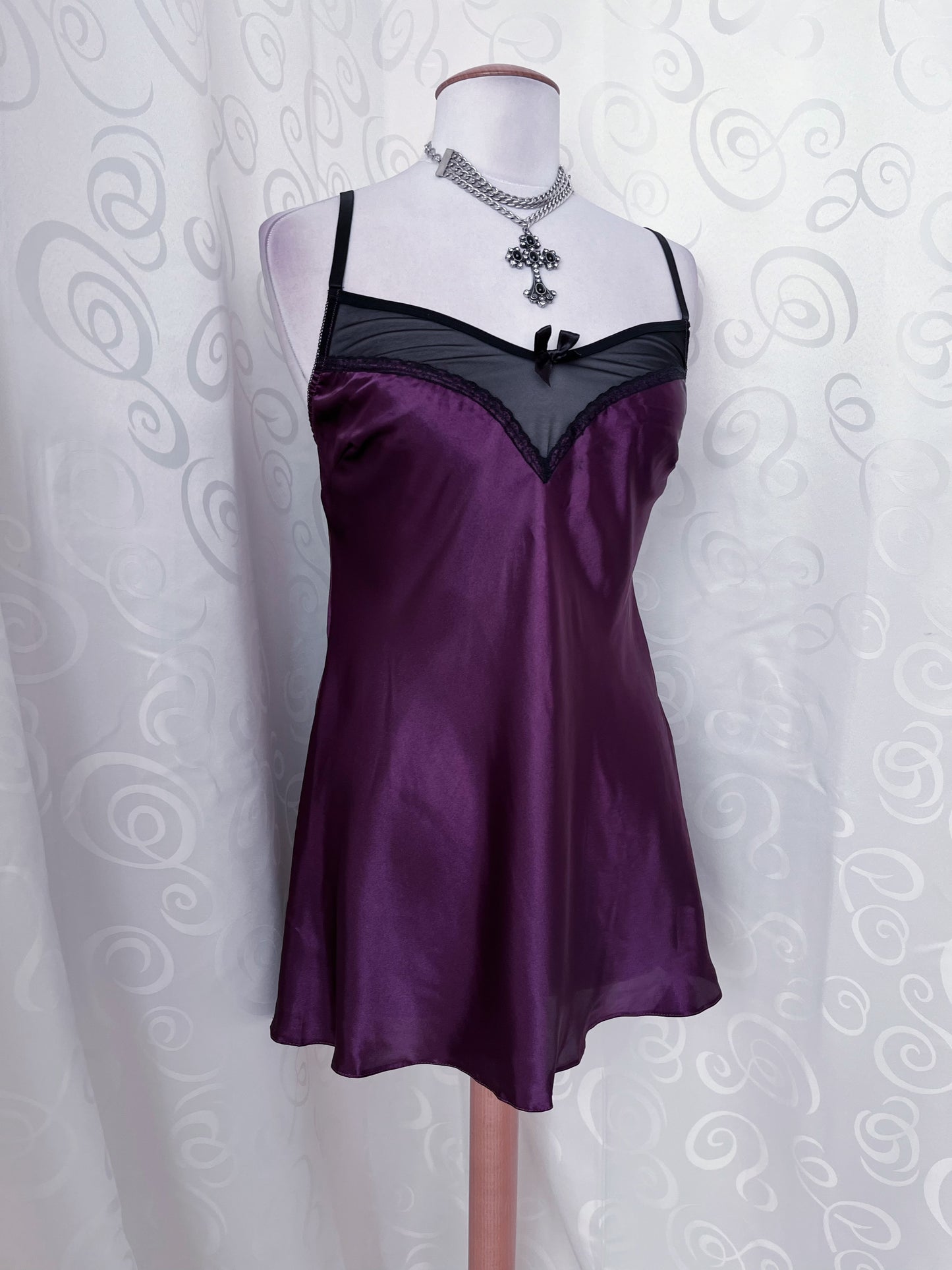 Whimsy dark purple lingerie nightgown 💜🗝