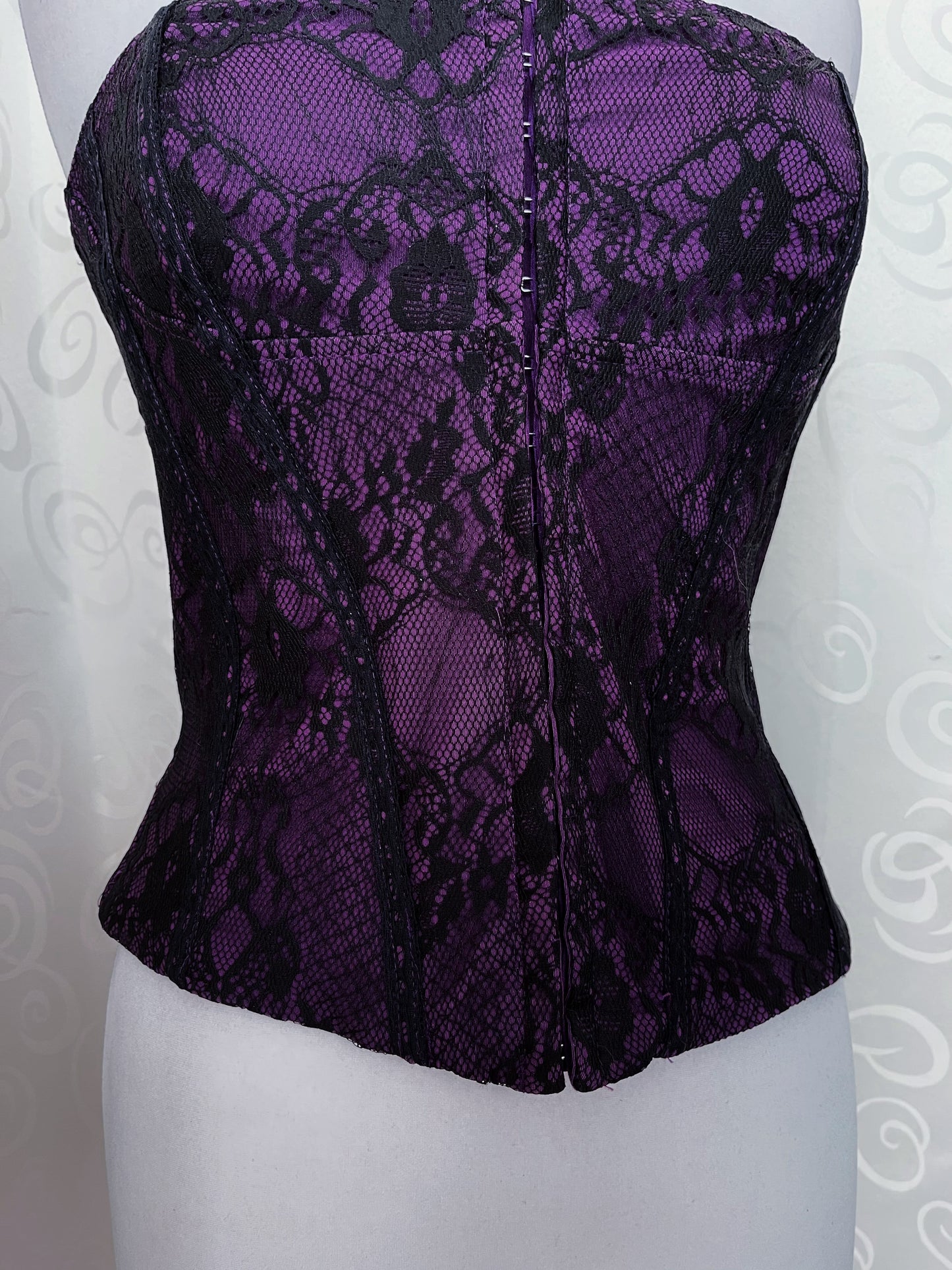 Whimsygoth lacey purple corset 💜