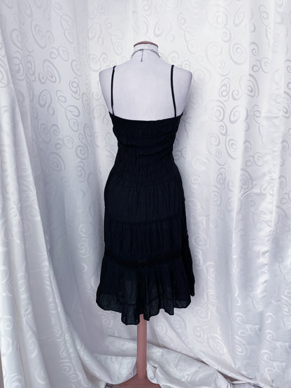 00’s gothic cotton dress 🦇