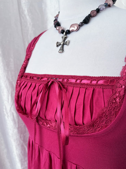 Princess coquette pink top 🎀