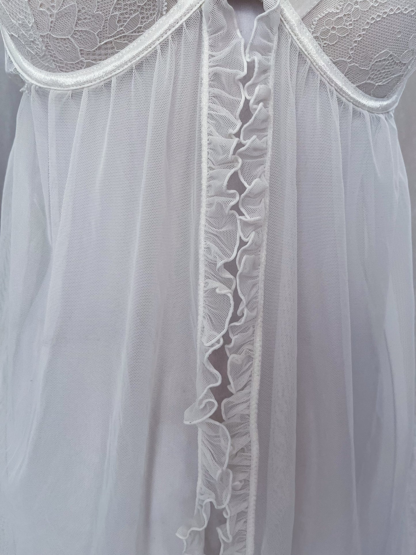 Angelic white bustier/babydoll top 🪽