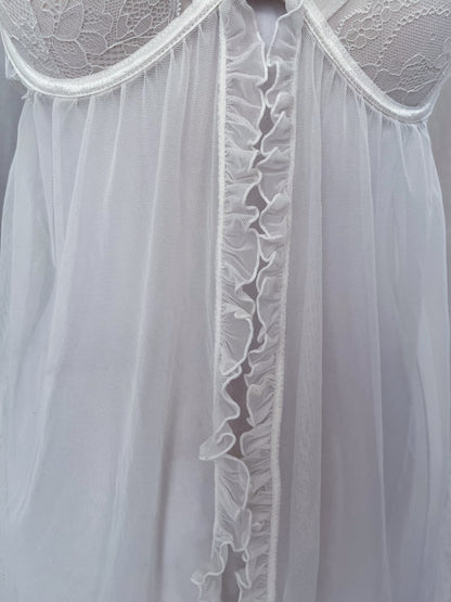 Angelic white bustier/babydoll top 🪽