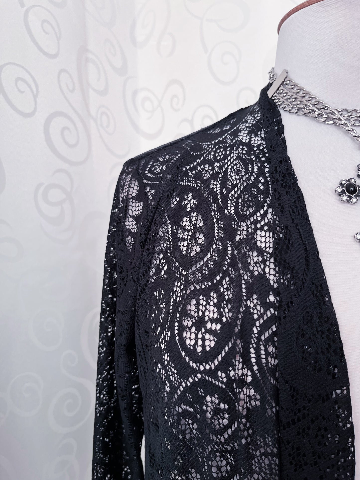 Whimsygoth lacey cardigan🕷️🕸️