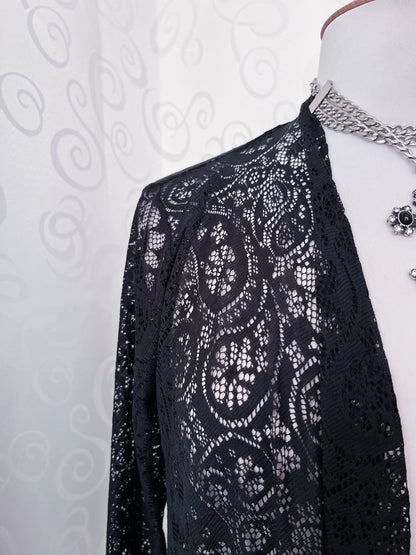 Whimsygoth lacey cardigan🕷️🕸️