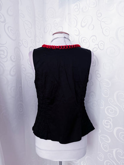 00’s dirndl black corset top ❤️