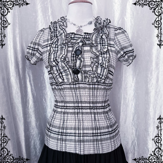 Horror protagonist / dark coquette top 🔦🎞️📷