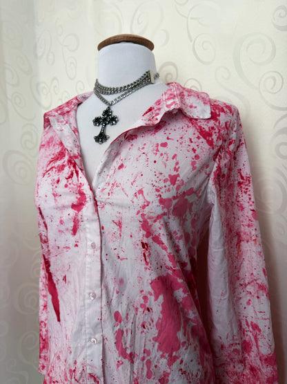 Iconic emo bloody shirt 🫀🩸🔪